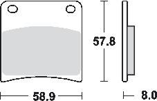 Remblokkenset MCB591SH