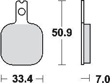 Remblokkenset MCB633 RQ*