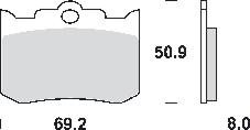 Remblokkenset MCB653 RQ*