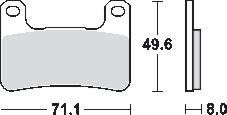 Remblokkenset MCB752 SV