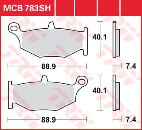 Remblokkenset MCB783SH